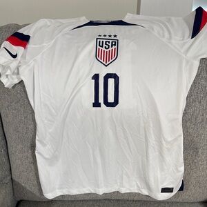 Nike Blue and White USA Soccer Jersey